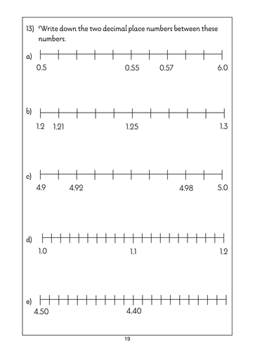 Let’s Practise Decimals (9-12 years) | Teaching Resources