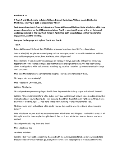 Question for P1 Section A: A Level English Language (9093) | Teaching ...