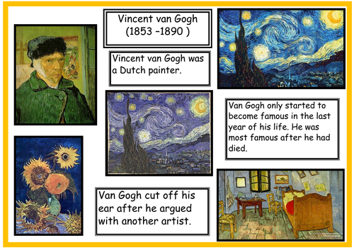 Vincent van hot sale gogh ks2