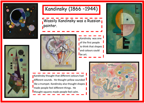 Wassily Kandinsky Knowledge Organiser Teaching Resources