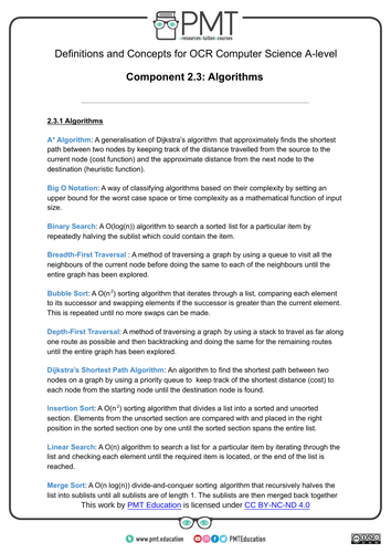 ocr computer science coursework spec