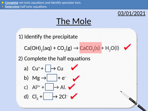 GCSE OCR Chemistry C3.1 Introducing Chemical Reactions | Teaching Resources