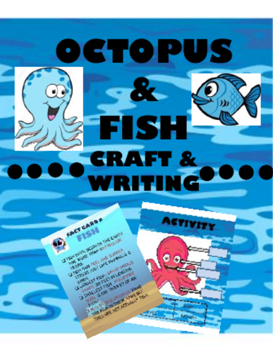 Octopus and Fish Craft & Writing | Teaching Resources