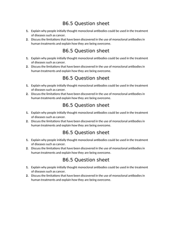 AQA GCSE Biology (9-1) B6.6 Uses of monoclonal antibodies - FULL LESSON ...