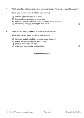 SS RO51- LO2 Promoting Values