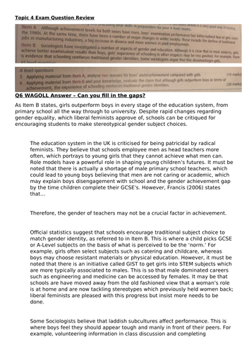 AQA A-Level Sociology Paper 1 Education Year 12 | Teaching Resources