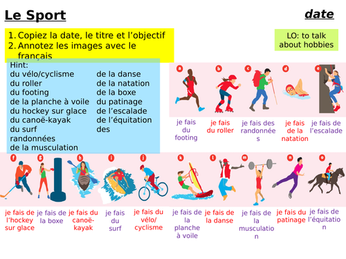 GCSE French - Module 2 - Le Temps de Loisirs | Teaching Resources