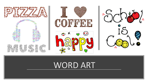 Word Art | Teaching Resources