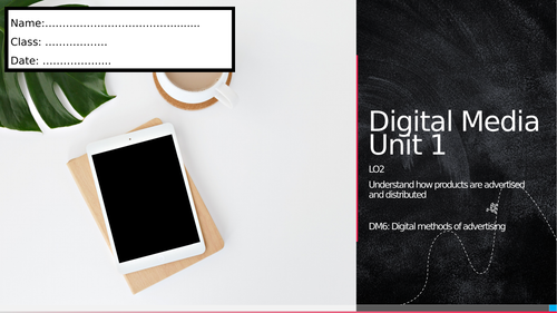 DM6: Digital methods of advertising (Workbook)