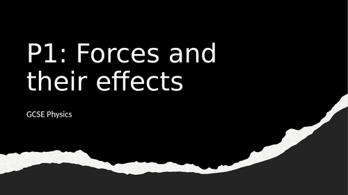 AQA GCSE Physics: Forces (P1)