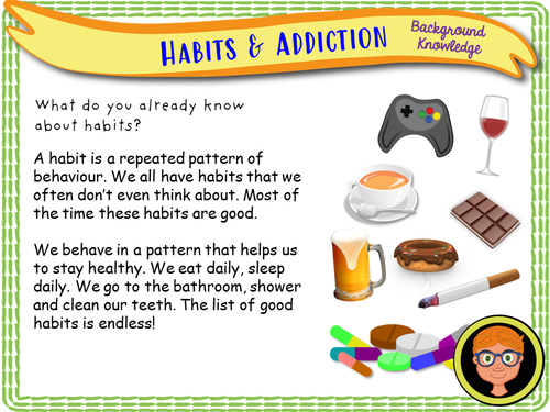 Habits and Addictions PSHE | Teaching Resources
