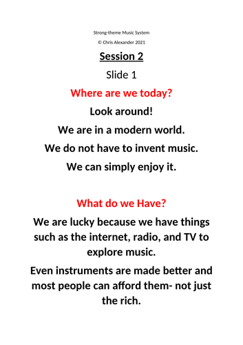 Primary Ks 1 & 2 Music curriculum framework inc lesson plans ...