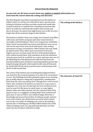 biography extracts ks3