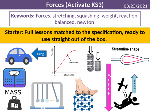 AQA KS3 Activate 1 & 2 Physics | Teaching Resources