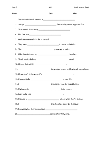 Key Stage 2 Spelling Tests And Data Tracking. 