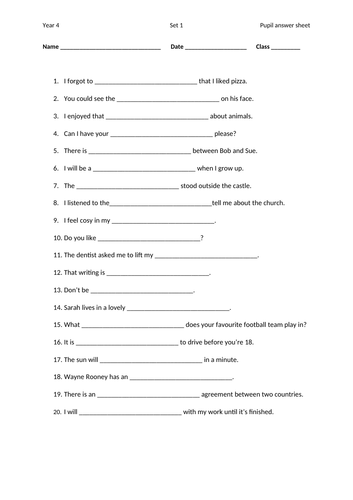 Key Stage 2 Spelling tests and data tracking. | Teaching Resources