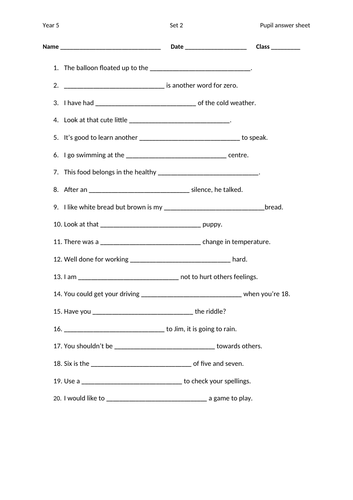 Key Stage 2 Spelling tests and data tracking. | Teaching Resources