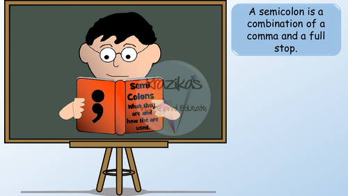 Semicolons PowerPoint Lesson | Teaching Resources