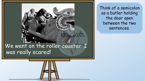 Semicolons PowerPoint Lesson | Teaching Resources