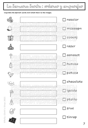 Semana Santa Easter in Spanish Y8 | Teaching Resources