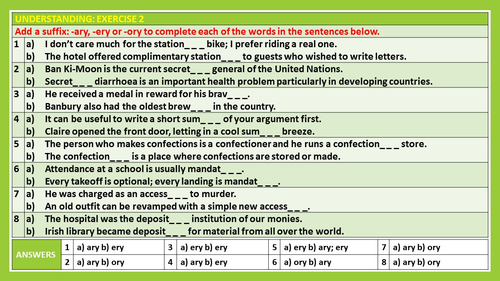 Ory Suffix Definition