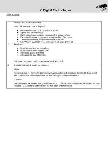 WJEC Digital Tech - Knowledge capture (Unit 1.1 Data)