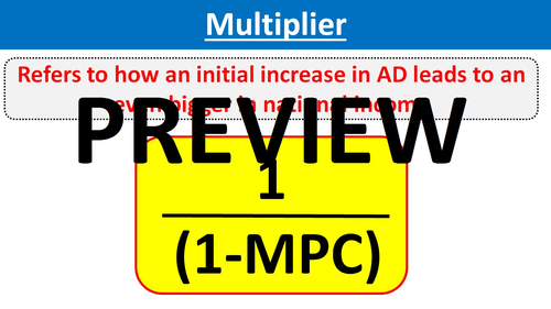 2.4.4 The multiplier - Theme 2 Edexcel A Level Economics | Teaching ...