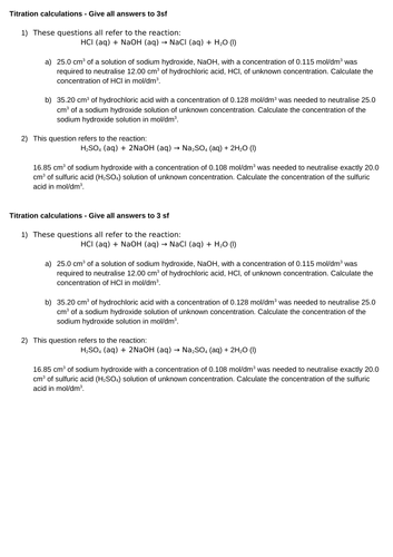 AQA GCSE Chemistry (9-1) - C4.8 Titration calculations FULL LESSON ...