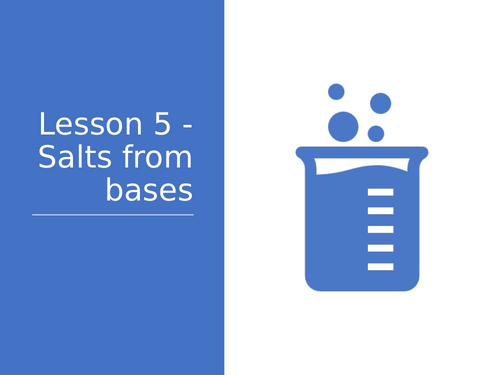 AQA GCSE Chemistry (9-1) - C5.5 Salts from insoluble bases FULL LESSON