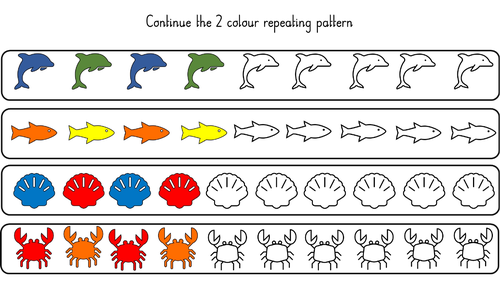 Repeating Pattern Summer Edition | Teaching Resources