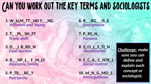GCSE sociology [WJEC]- Research methods revision lesson. | Teaching ...