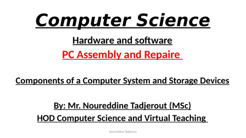 Step By Step How To Build a Computer | Teaching Resources