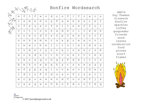 FREE bonfire night wordsearch | Teaching Resources