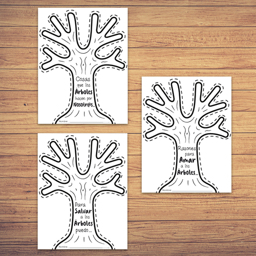 Día del Árbol - Manualidad | Teaching Resources