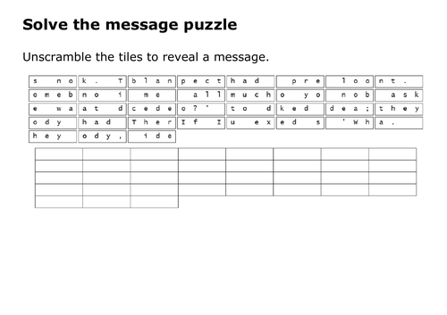 Solve the message puzzle from Prince Philip Duke of Edinburgh
