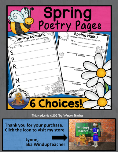 Spring Poetry Activity Sheets | Teaching Resources