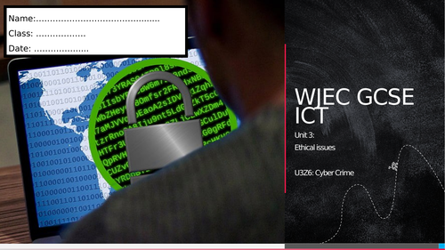 WJEC ICT Unit 3- Cyber Crime