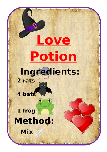 Magic Potions book