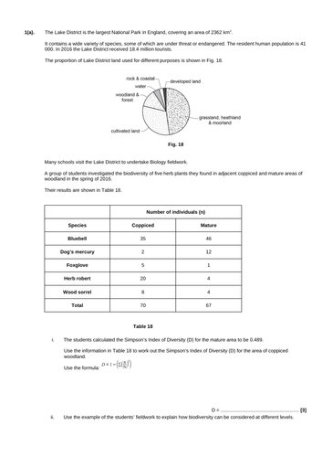 OCR Biology A- Chapter 24 Populations and Sustainability | Teaching ...