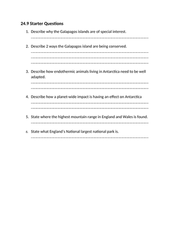 OCR Biology A- Chapter 24 Populations and Sustainability | Teaching ...