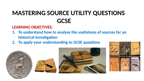 GCSE MASTERING SOURCE UTILTY QUESTIONS