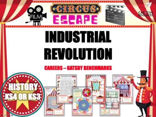 Industrial Revolution History Escape Room | Teaching Resources