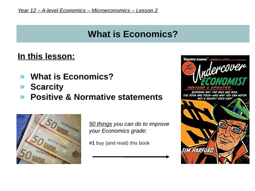 AS-level Microeconomics bundle: Introductory concepts (8 lessons ...