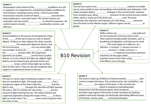 AQA GCSE Biology (9-1) Paper 2 Revision - ALL GAP FILL MIND MAPS ...
