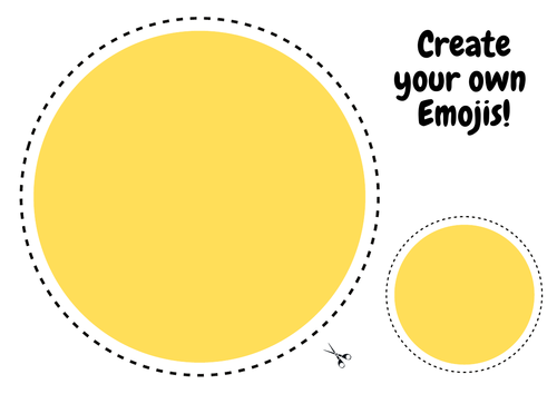 Design Your Own Emoji Lesson Filler Displaying Emotions Teaching 