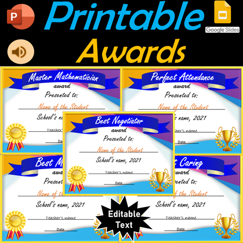 Graduation Awards/ Grade Completion 40 Printable Awards - 90 Digital ...