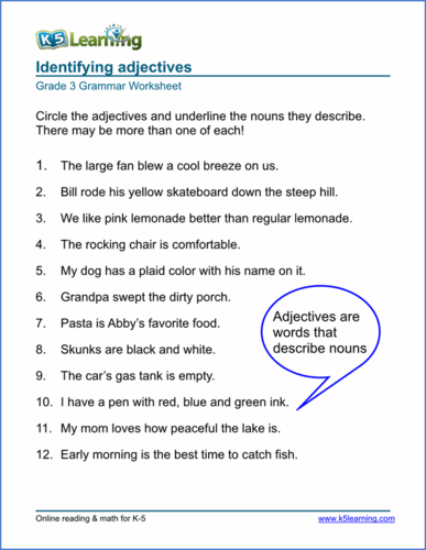 adjectives-worksheets-teaching-resources