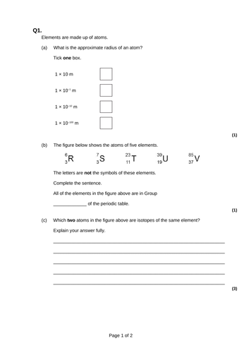 Aqa Gcse Physics (9-1) - P7.1 Atoms And Radiation Full Lesson 