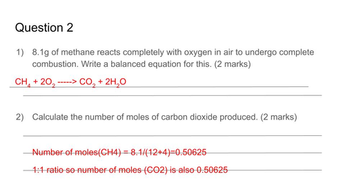 Chemistry Moles activity pack - slides with answers GCSE / AS revision ...