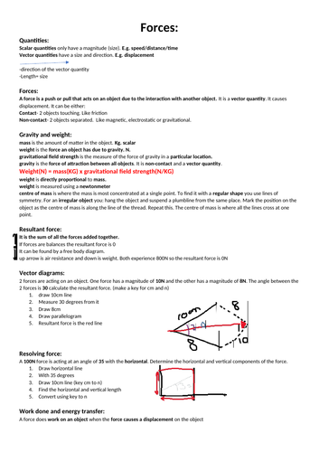 Aqa Gcse Combined Science Physics Paper 2 Summary Teaching Resources 1365